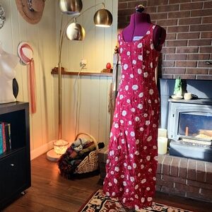 Red Daisy Sundress